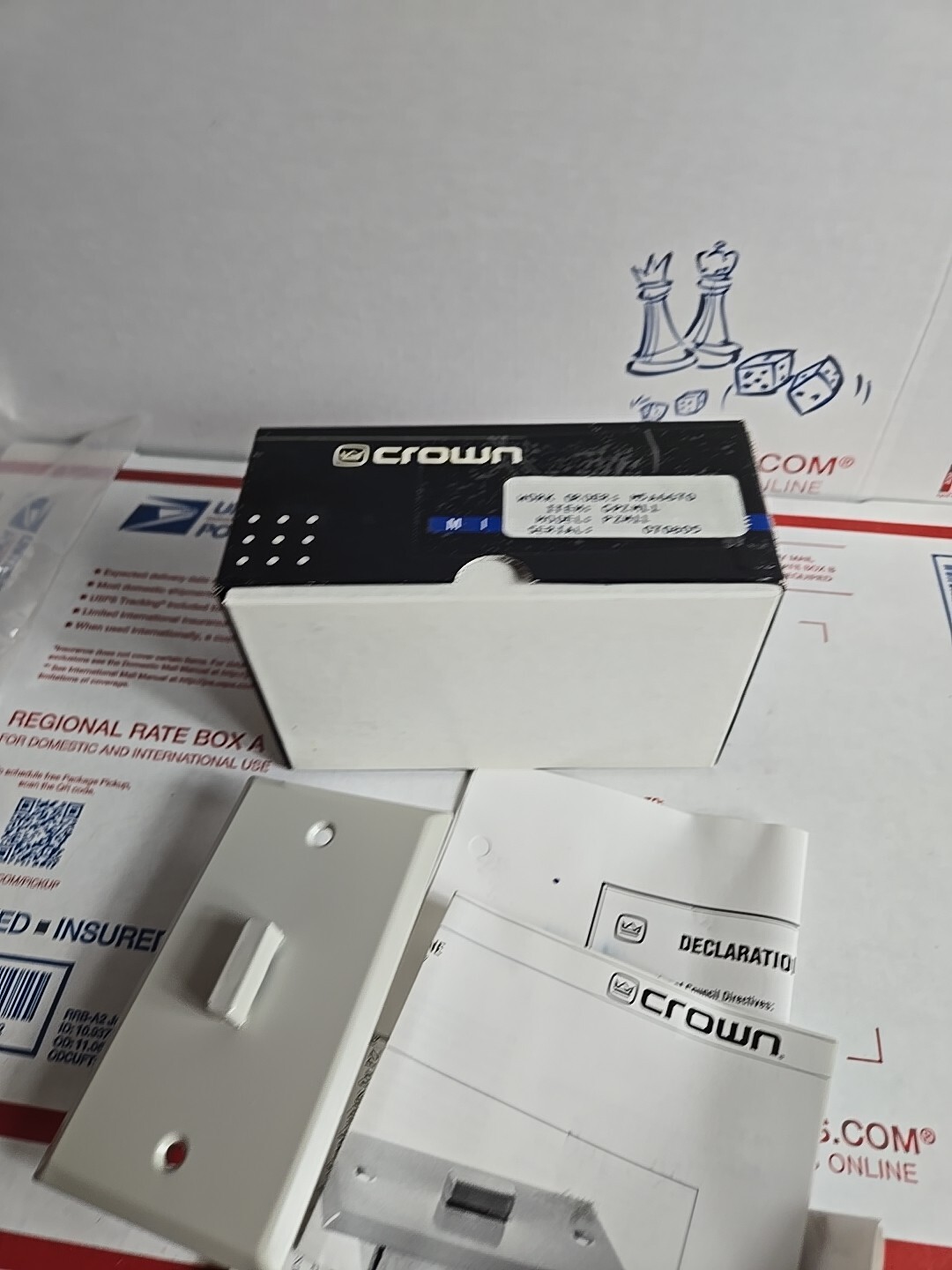 Crown PZM-11  Wall Plate Mountable Pressure Zone Microphone 11 Mic New in Box