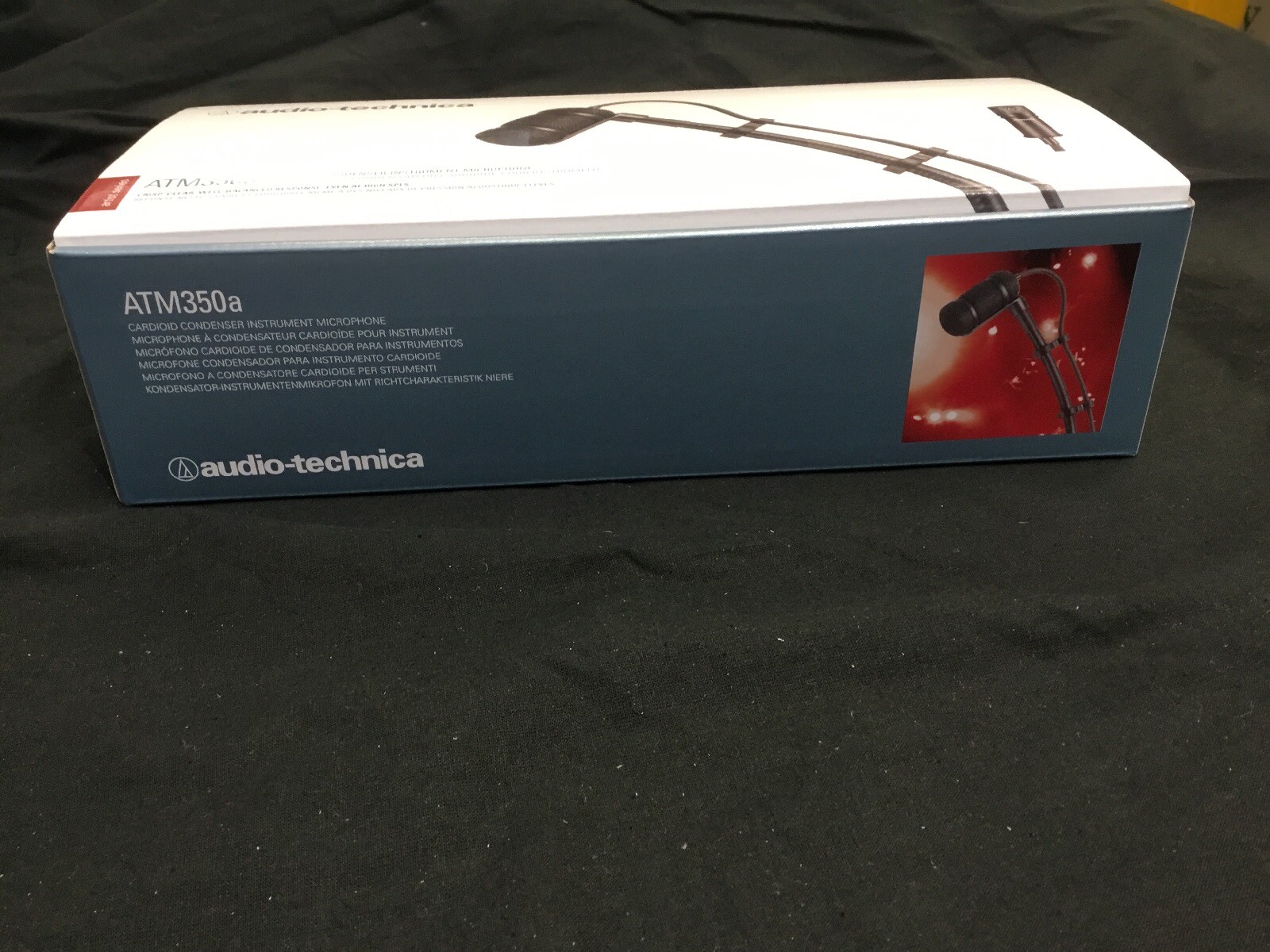 *BRAND NEW* Audio-Technica ATM350S Cardioid Condenser Mic & Surface Mount System