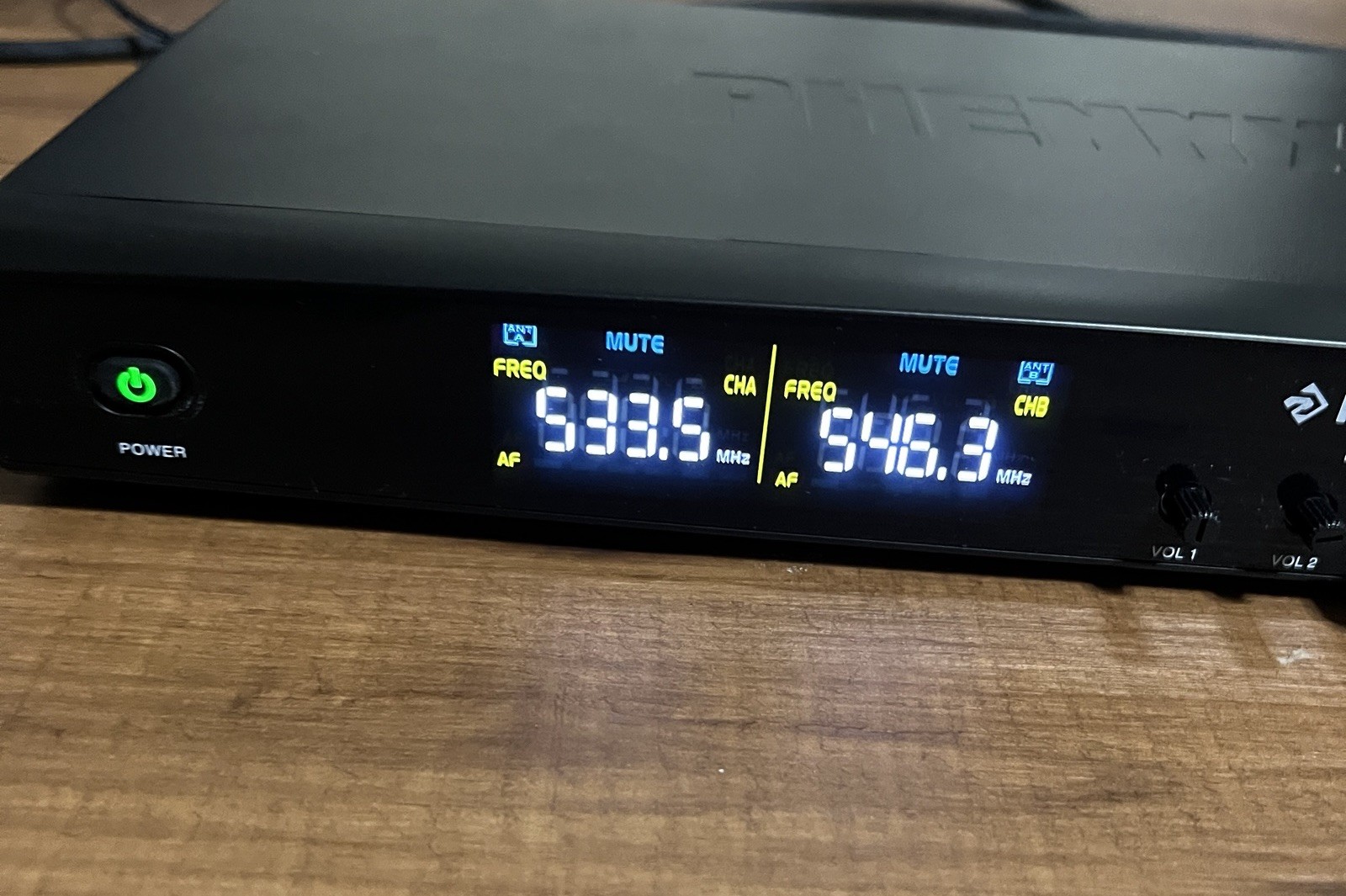 Phenyx Pro PTU-5000 4 Channel UHF Wireless Microphone Receiver Only UNTESTED