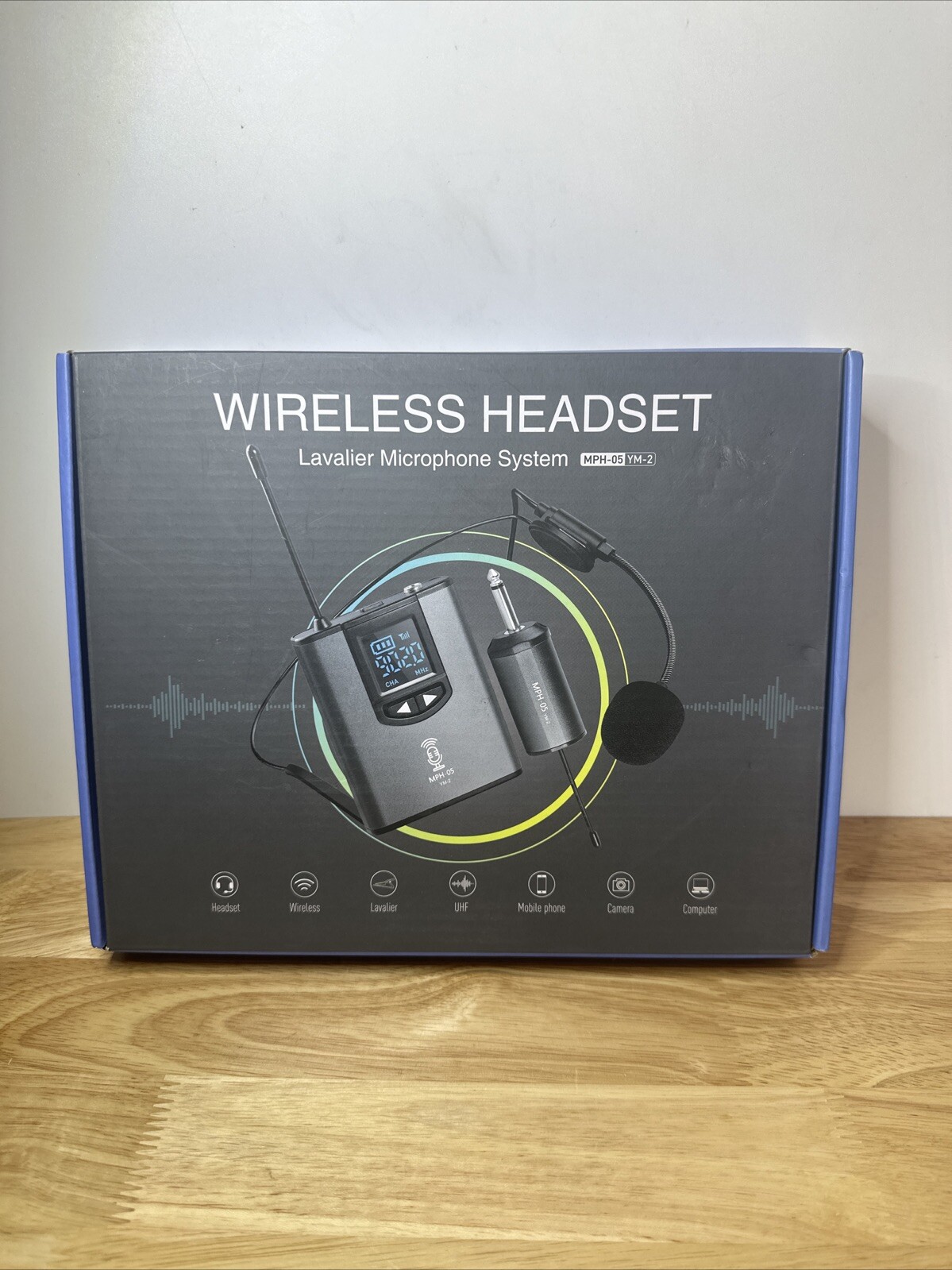 MPH-05 YM-2 WIRELESS HEADSET LAVALIER MICROPHONE SYSTEM