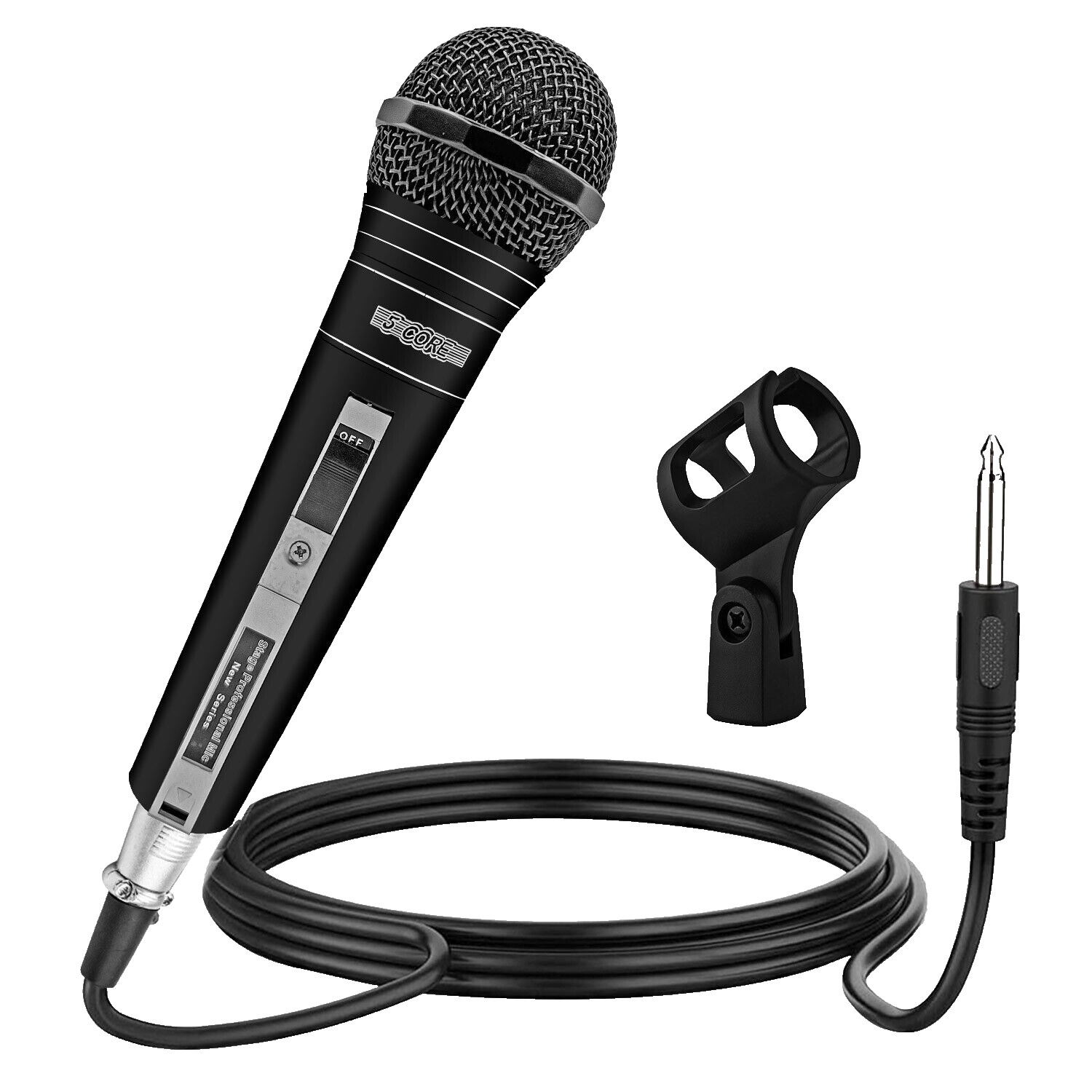 5Core Wired Dynamic Vocal Studio Microphone HandHeld Mic with XLR 3Pin