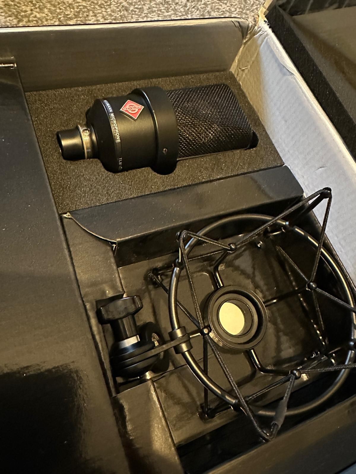 Black TLM 103 Neumann Large-Diaphragm Condenser Microphone