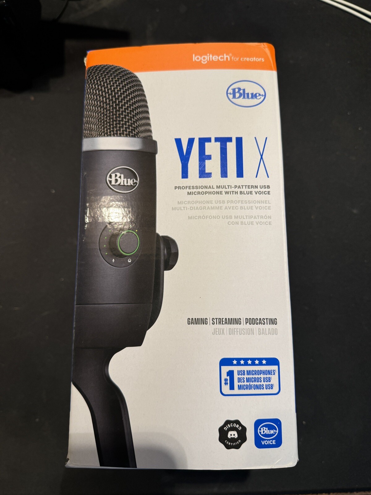 Blue Microphones Blue Yeti X 988-000105 Black Microphone