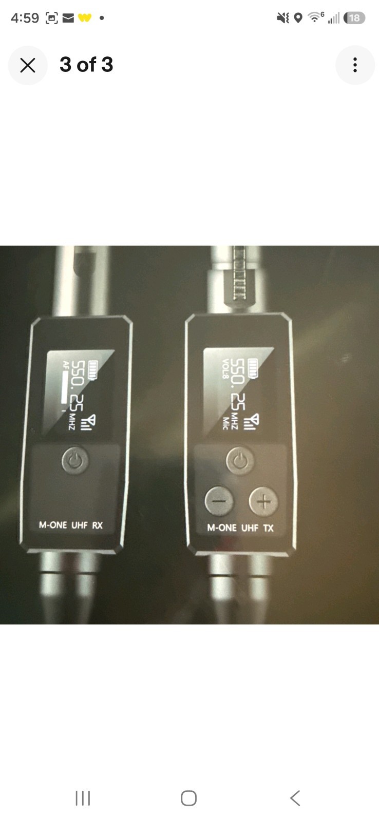RA80 M-ONE UHF Microphone Wireless System Wired to Wireless Microphone TX RX XLR