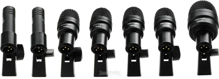 Behringer BC1200 Professional 7-piece Drum Microphone Set