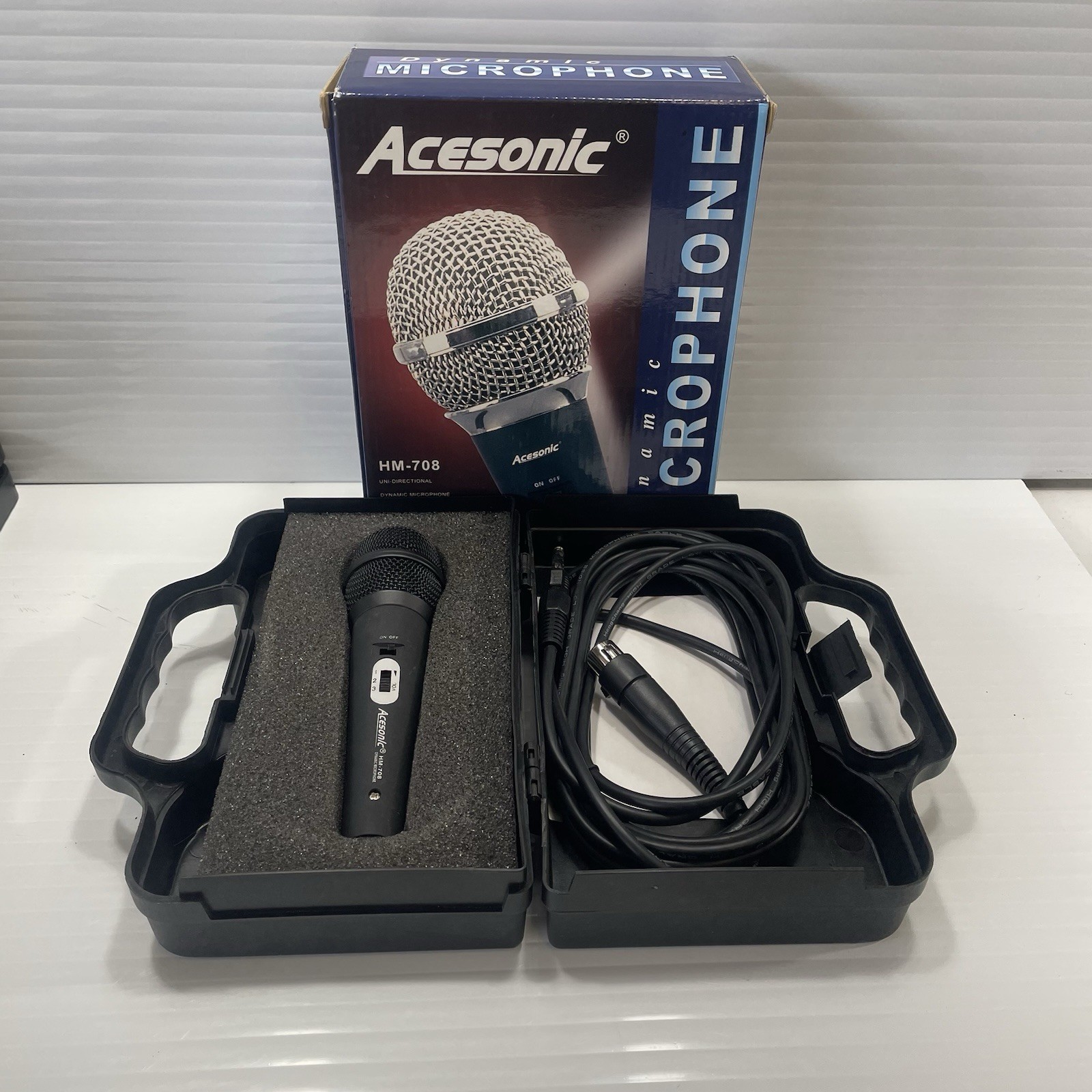 Microphone Acesonic HM-708 Professional Dynamic Corded Volume Controller