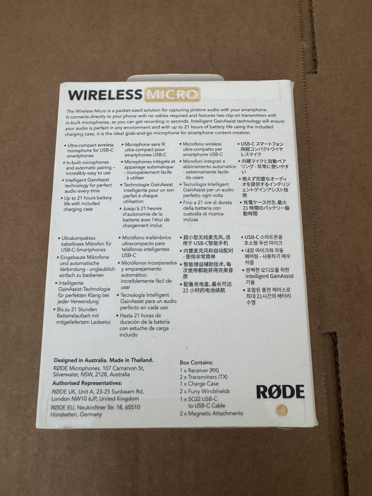RODE Wireless Micro 2-Person Ultracompact Wireless Microphone System (Black)