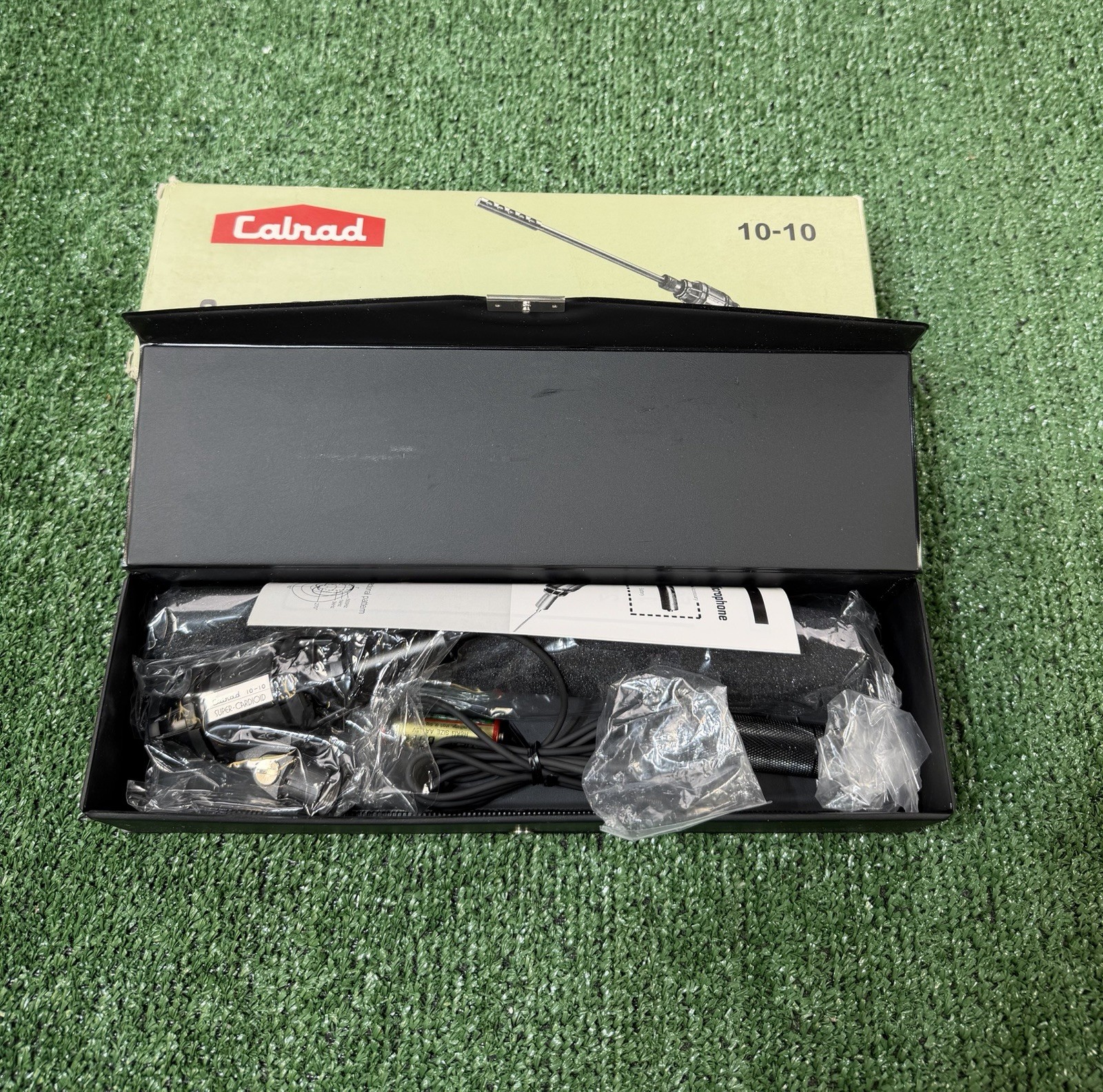 New CALRAD 10-10 Super-Cardioid Shotgun Microphone – w/ Case & Box