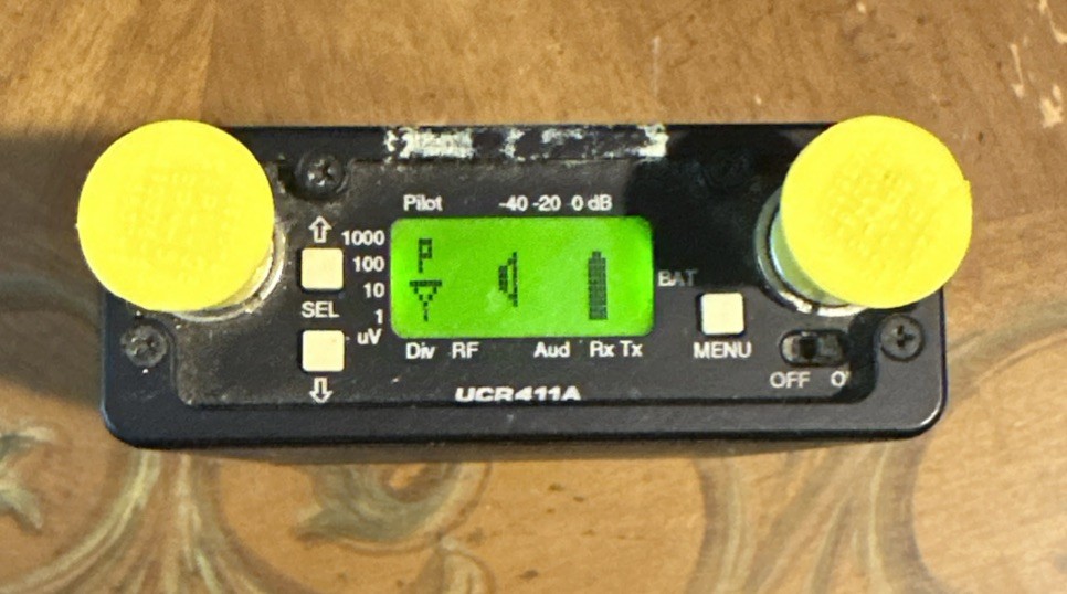 Lectrosonics UCR411a UHF Receiver Block 24 (YL) – 614.4MHz – 639.9MHz