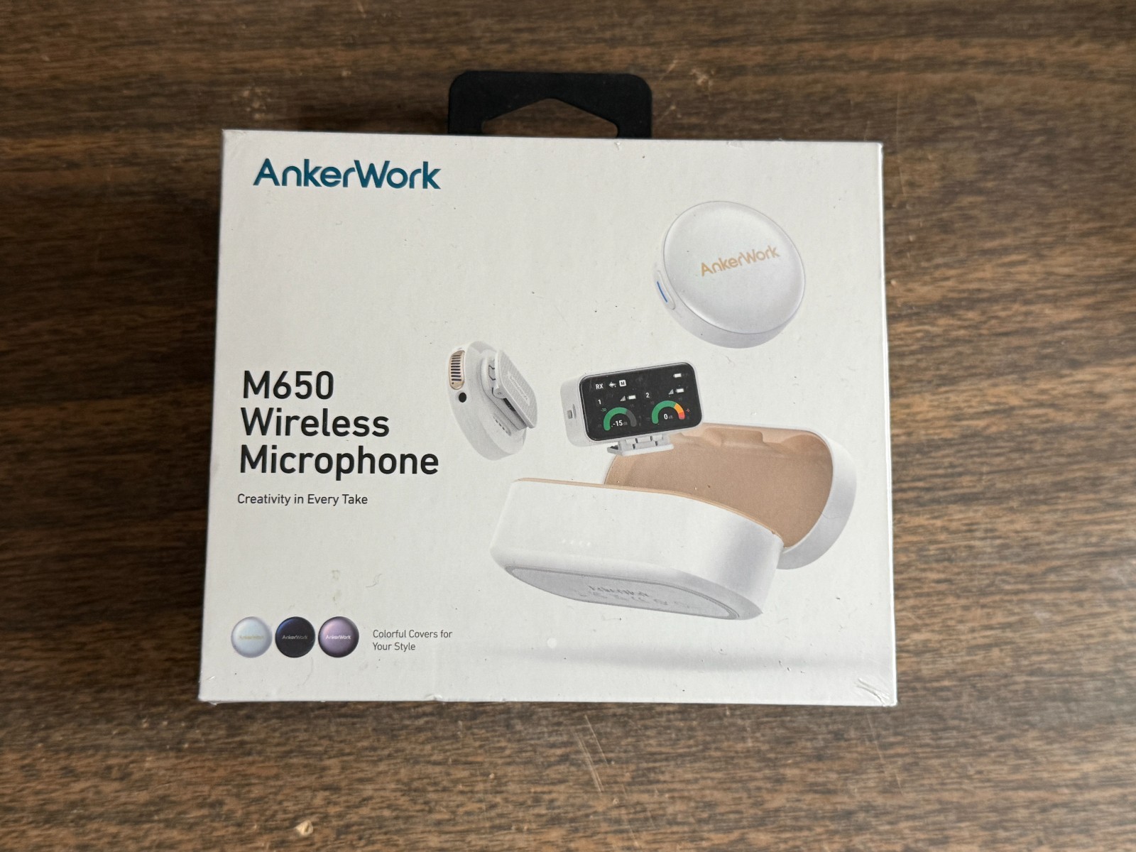 BRAND NEW – AnkerWork M650 Wireless Pro Noise Cancellation Microphone – White