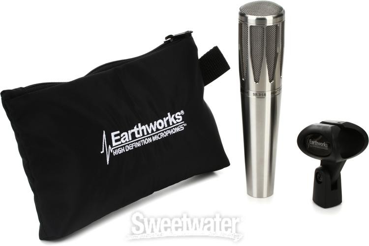 Earthworks SR314 Cardioid Condenser Handheld Vocal Microphone – Stainless Steel
