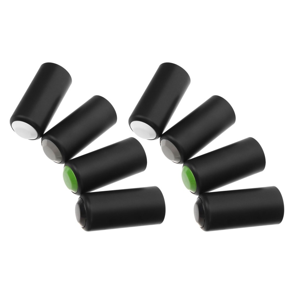 8Pcs Wireless Mic Replacement Battery Covers Durable Plastic Mic Bottom Sleeves