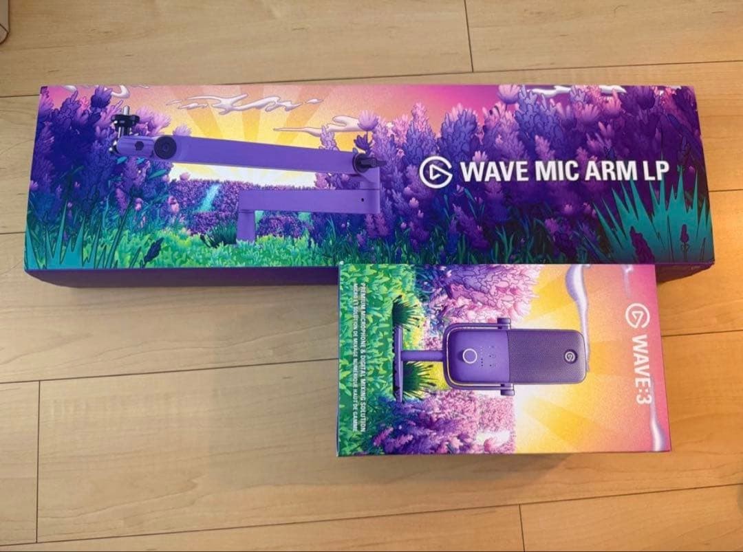 Elgato Wave Mic Arm LP & Wave:3 USB Condenser Microphone Set New