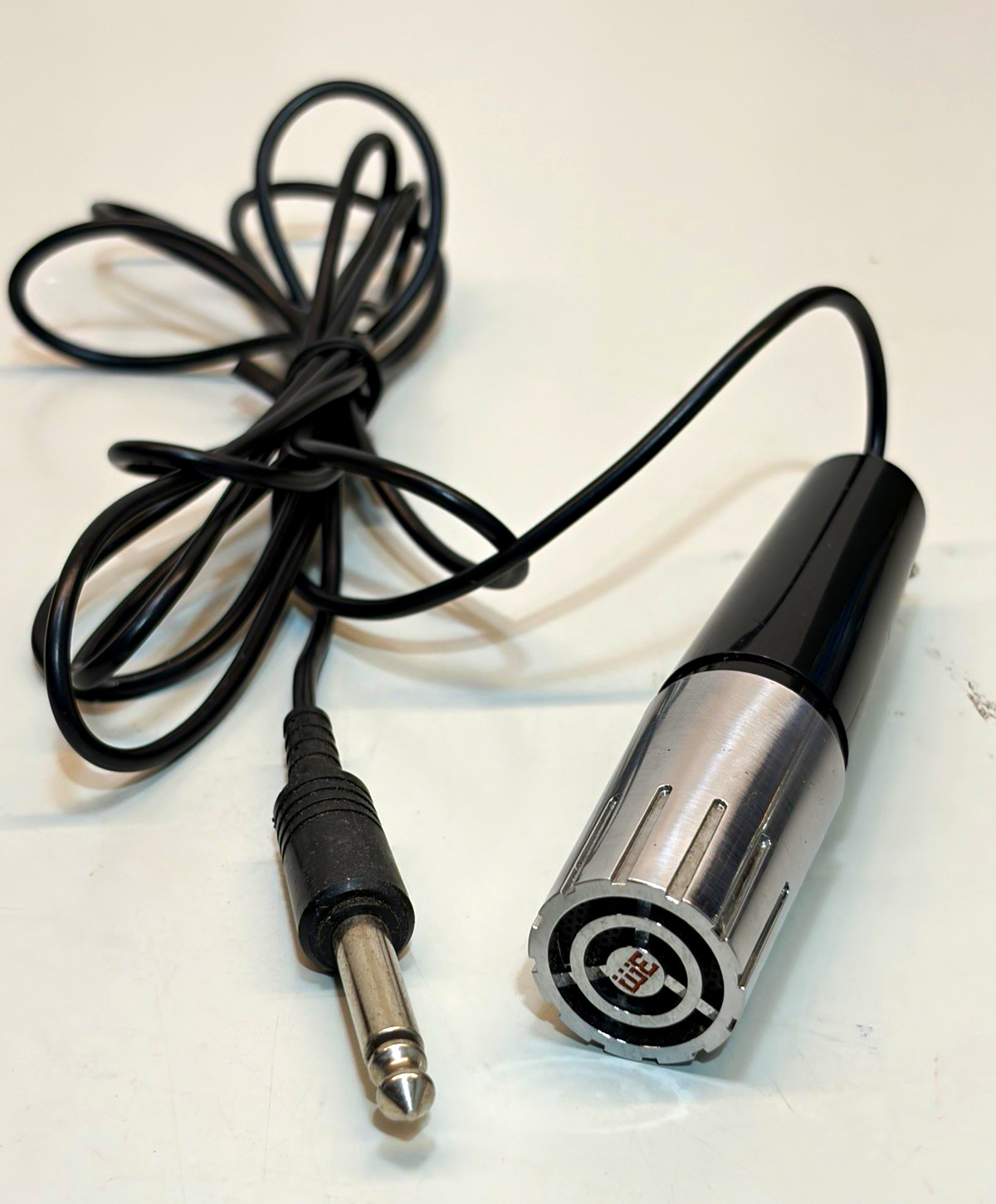 3M 500 Ohm dynamic mic handheld Japan late 1960s – black and chrome TESTED