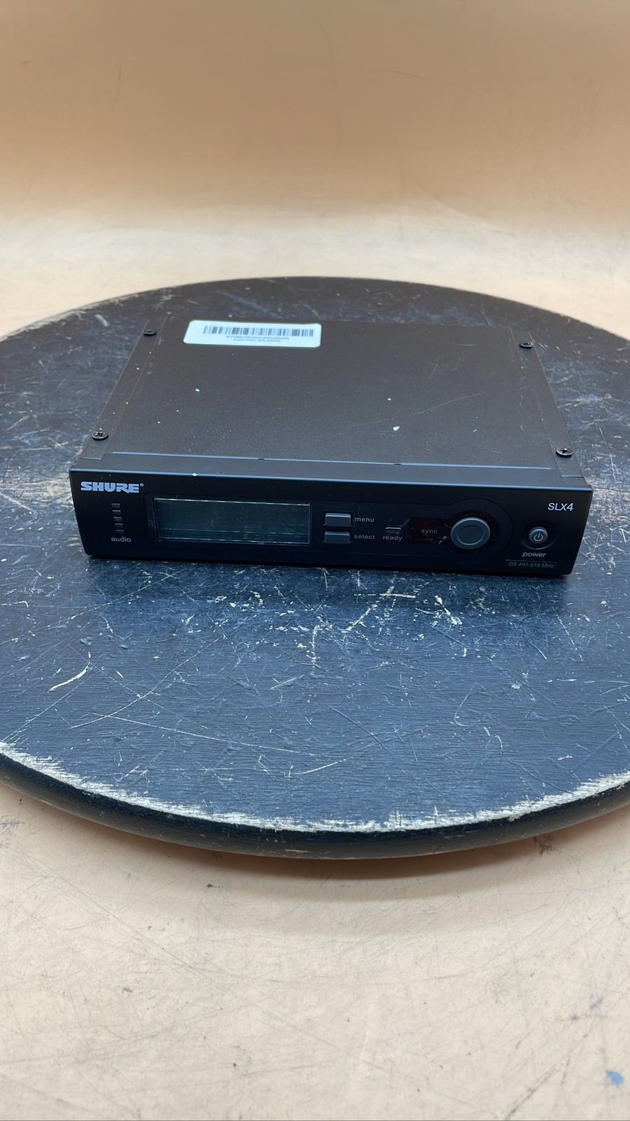 Shure SLX4-G5 Wireless Microphone Receiver Diversity Audio System Unit