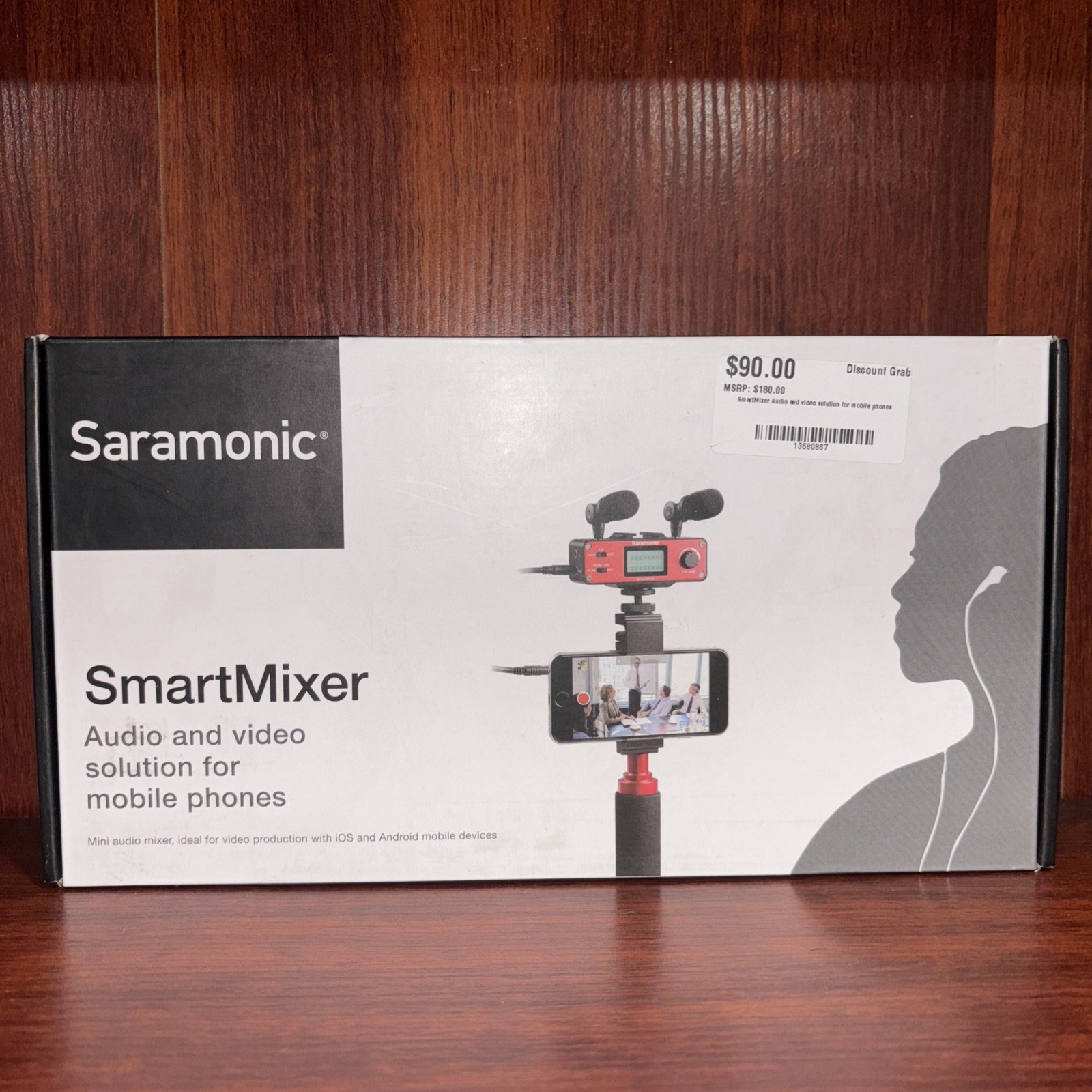 Saramonic SmartMixer Professional Recording Stereo Microphone Rig iPhone Android