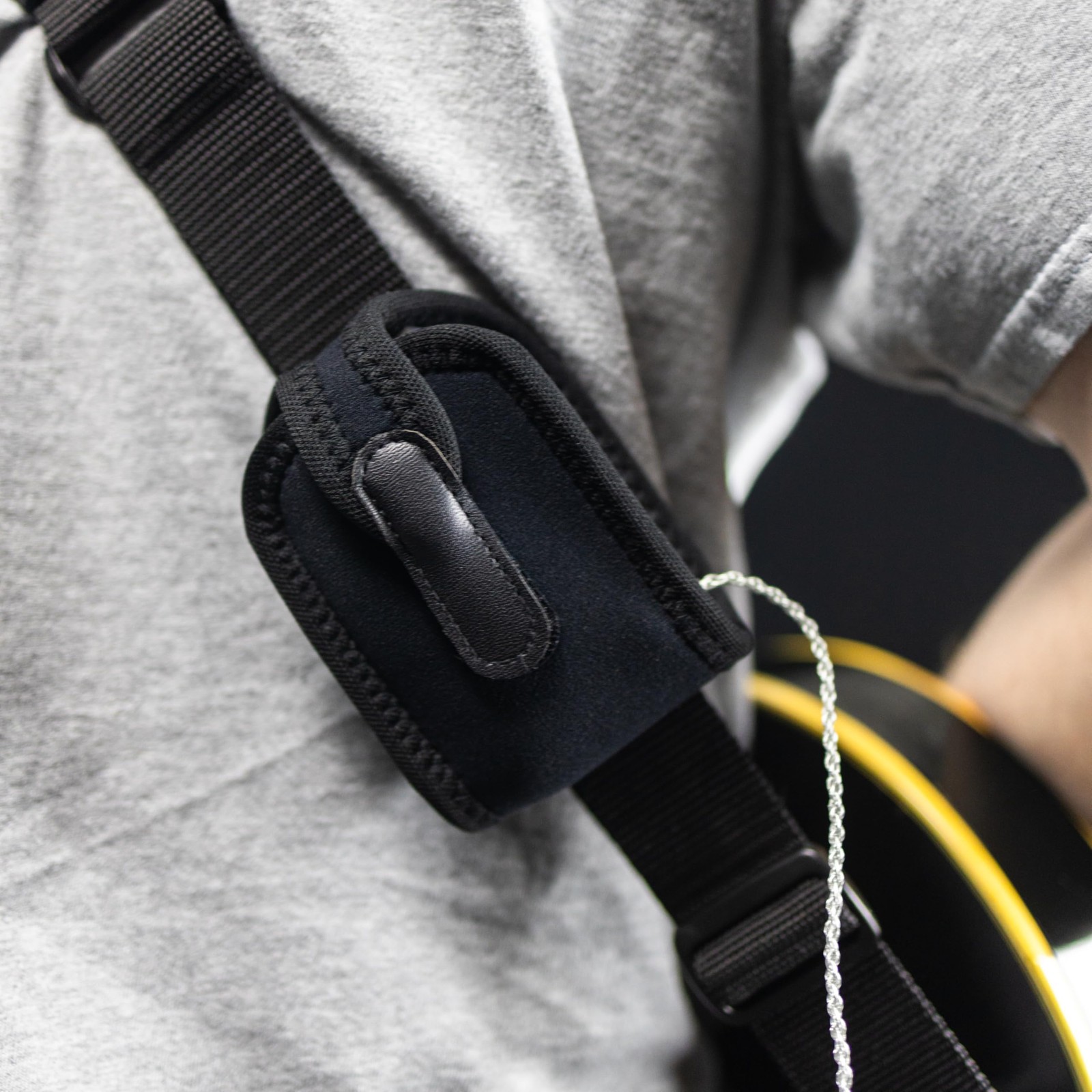 Neotech Wireless Transmitter Pouch – Neoprene Bodypack Holder with Elastic S…