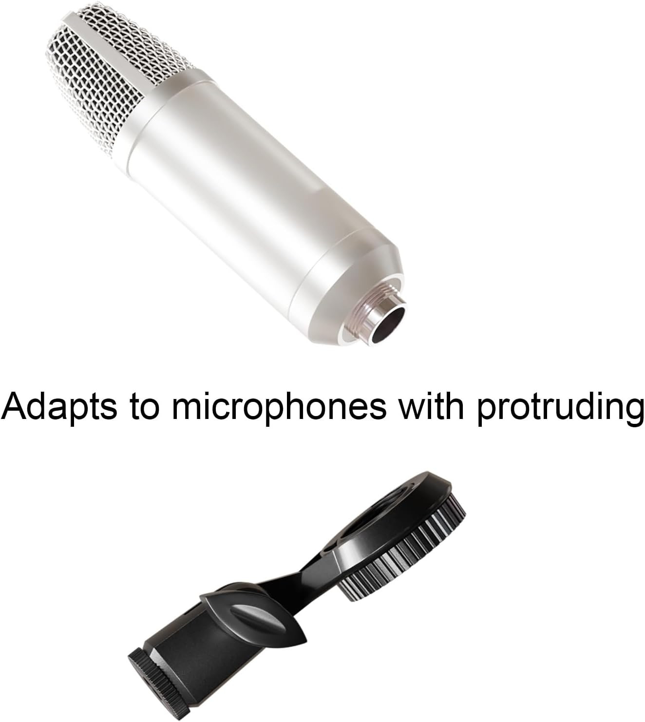 Condenser Microphone Holder Standard Interface Thread Compatible with Stand Devi