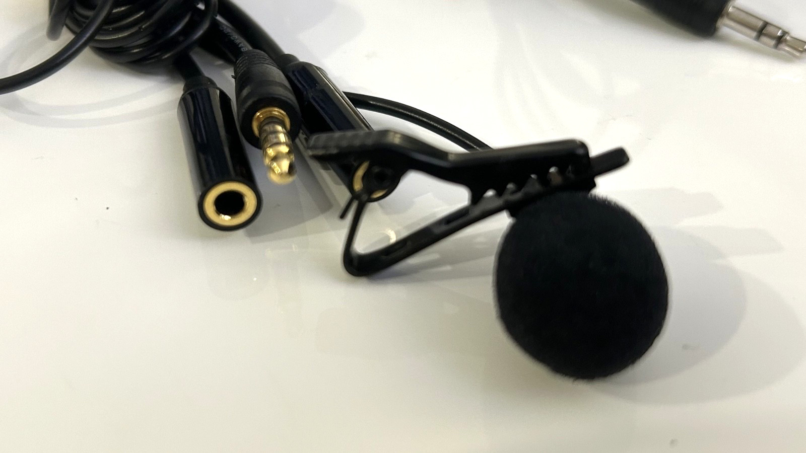 Wired Lapel Microphone with 3.5mm input Set of Two NEW Never used