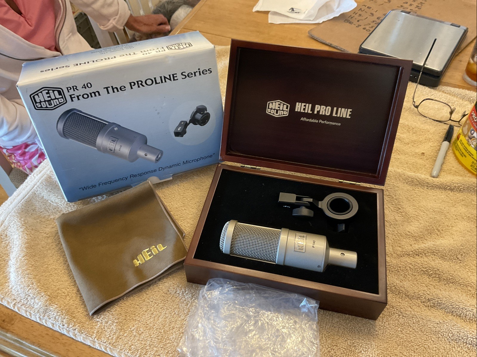 Heil Sound Proline PR-40 DYNAMIC Studio Recording Microphone NOS BIN F5