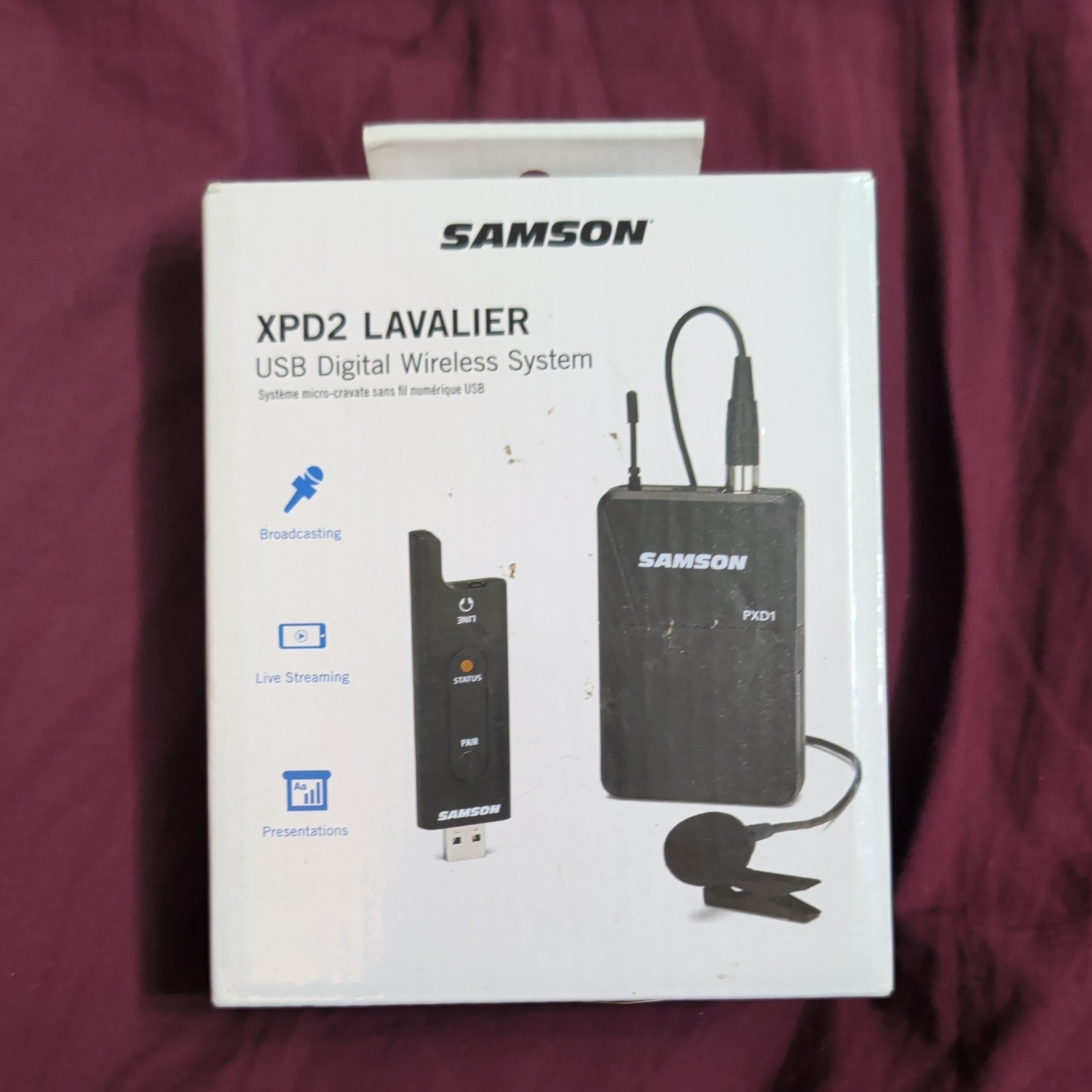 Samson XPD2 Lavalier USB Digital Wireless System