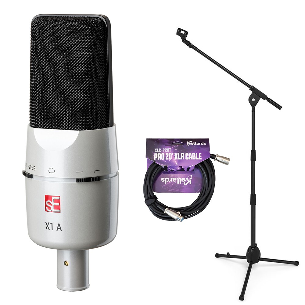 sE Electronics X1 A Medium-Diaphragm Microphone (White Anniversary Edition) KIT
