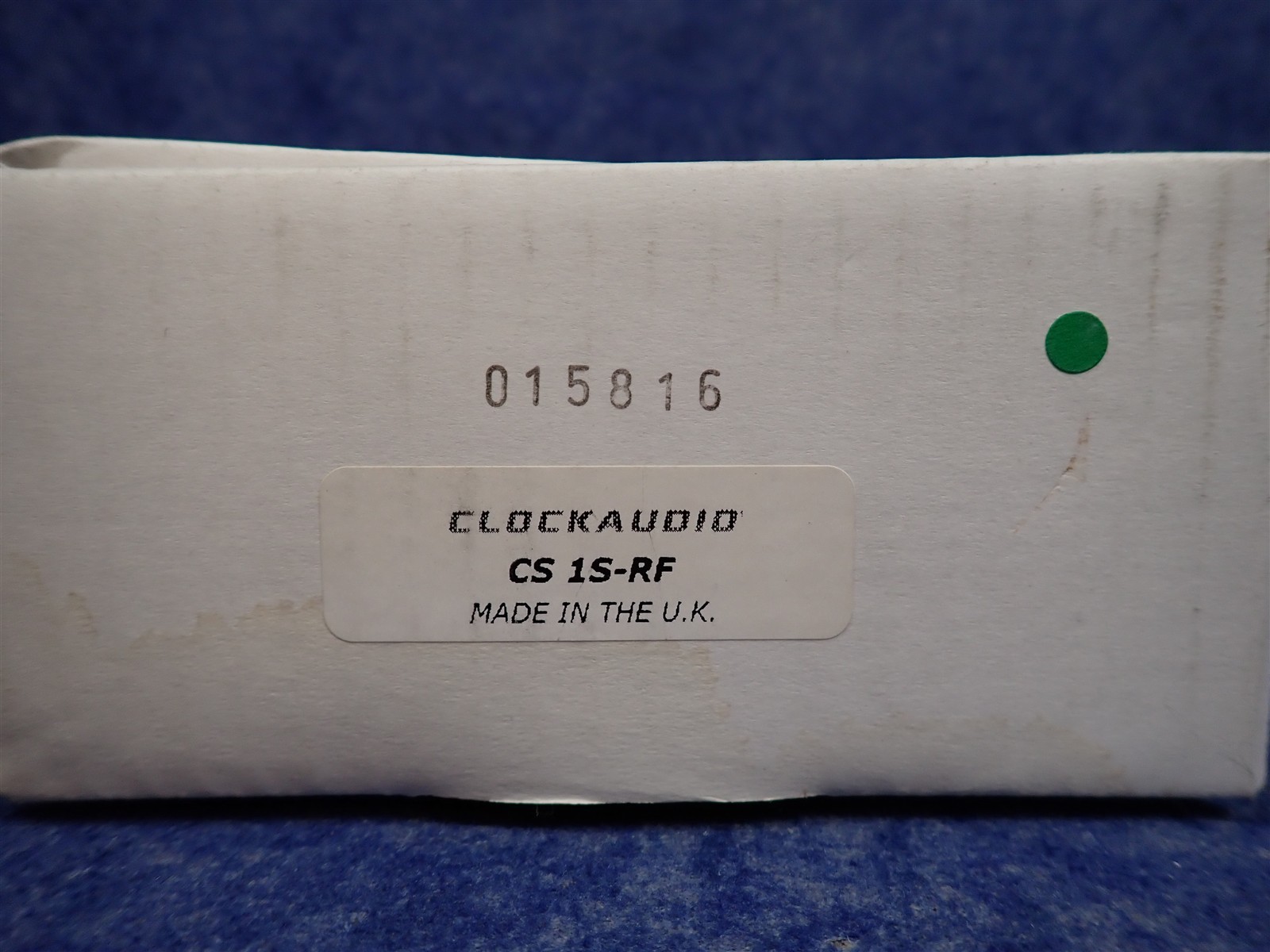 Clockaudio CS 1S-RF 1 Element Boundary Mic Touch sensitive switch Black (G17)
