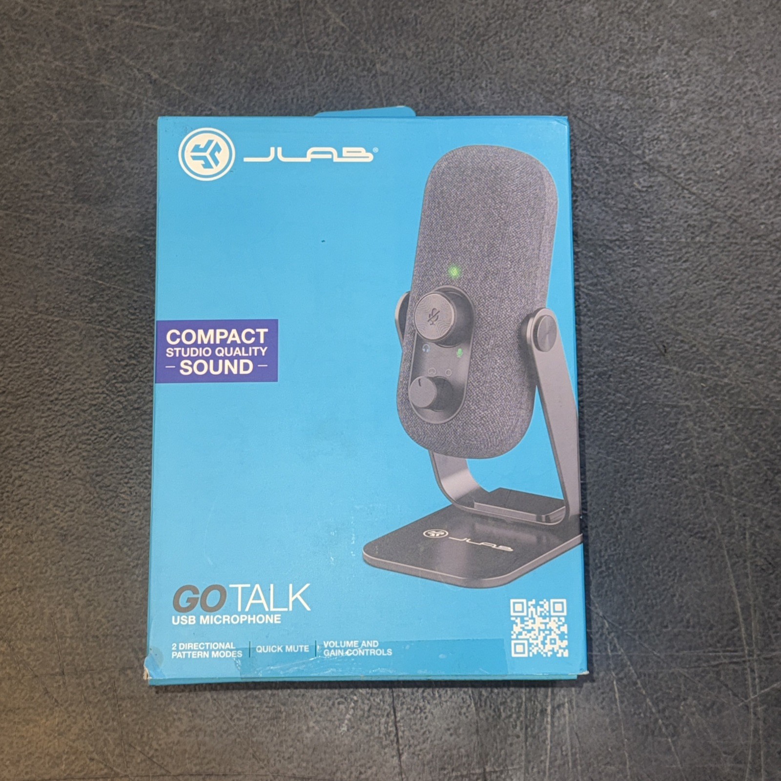 JLab Talk Go USB Microphone – Black (MTALKGORBLK4)