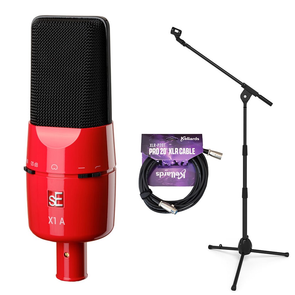 sE Electronics X1 A Medium-Diaphragm Microphone (RED Anniversary Edition) KIT
