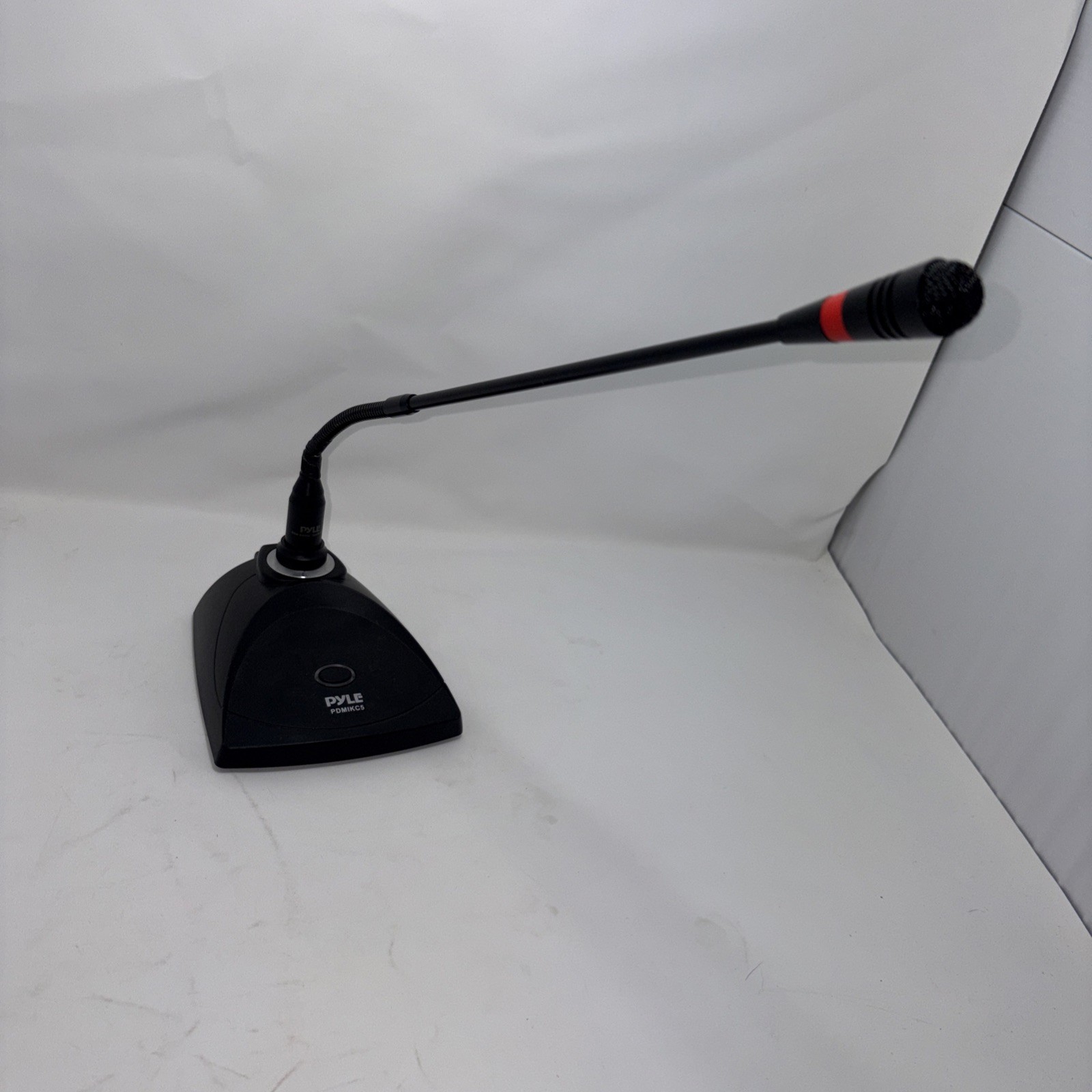 Pyle Condenser Microphone Table Mounted Gooseneck Adjustable Desk 2.2kg