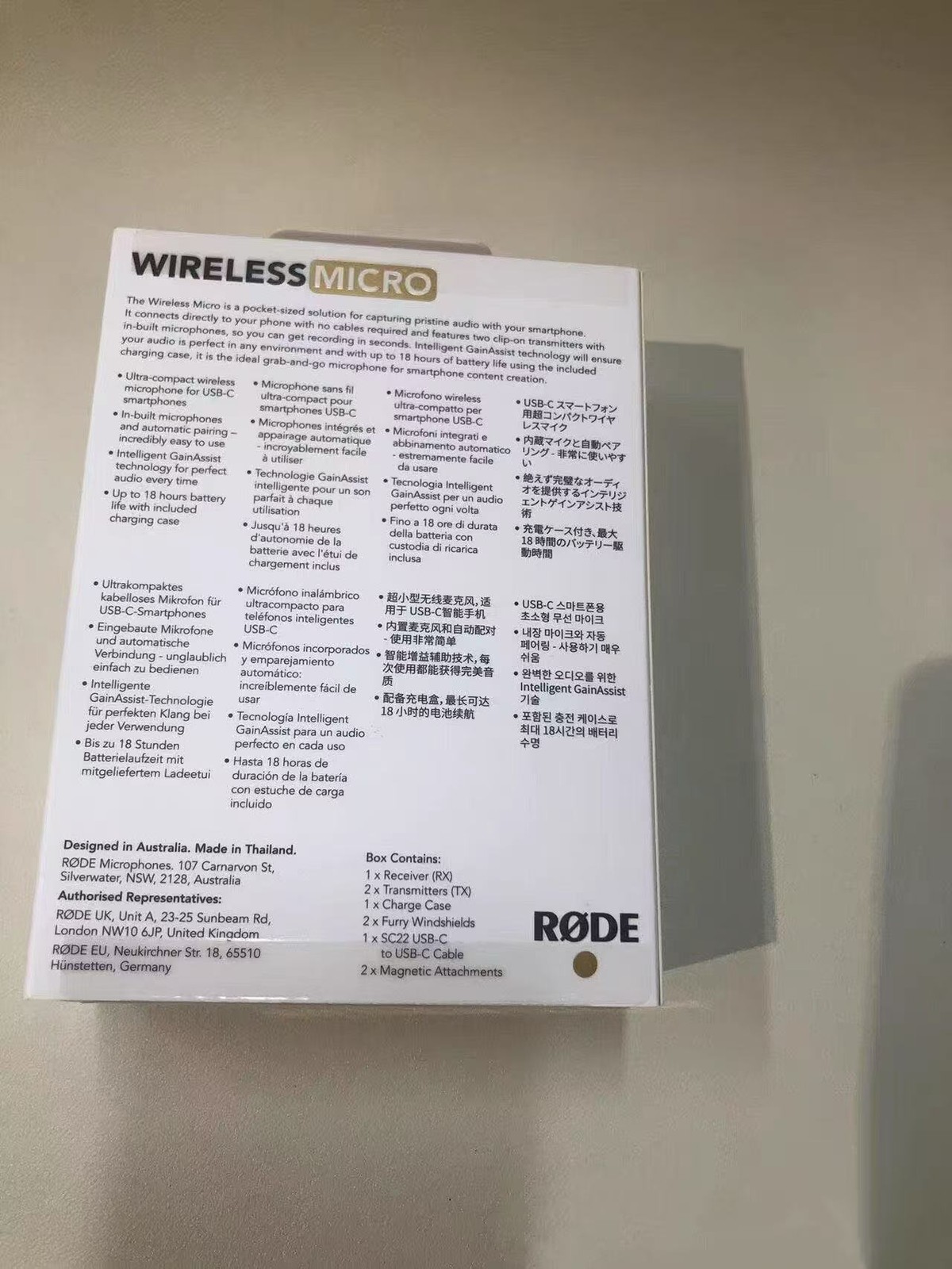 Rode Wireless Micro USB‑C Black Lavalier Microphone Kit For Android Smartphone