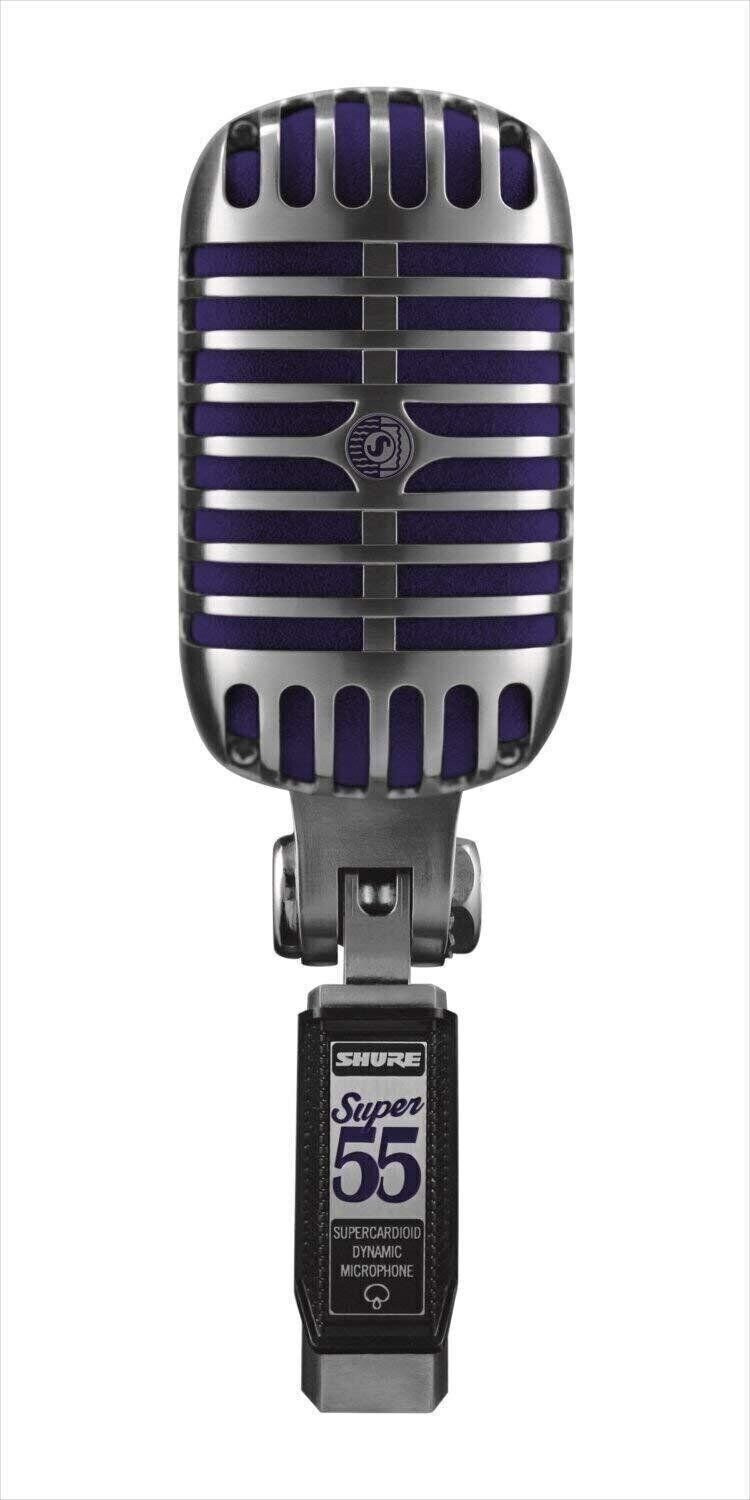 Shure Super55 Deluxe Vocal Vintage Elvis Style Microphone Chrome FREE EXPEDITED
