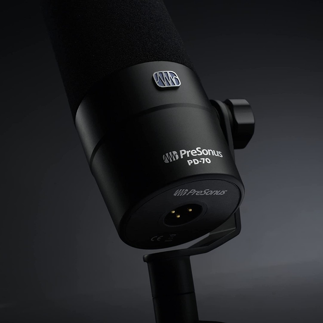 PreSonus PD-70 Dynamic Vocal Microphone for Broadcast, Podcasting, and Streaming