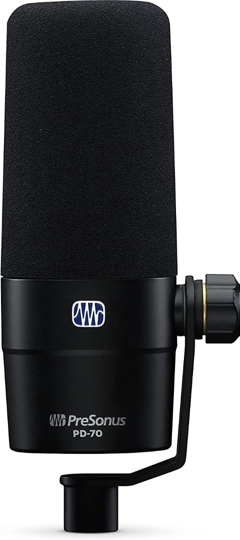 PreSonus PD-70 Dynamic Vocal Microphone for Broadcast, Podcasting, and Streaming