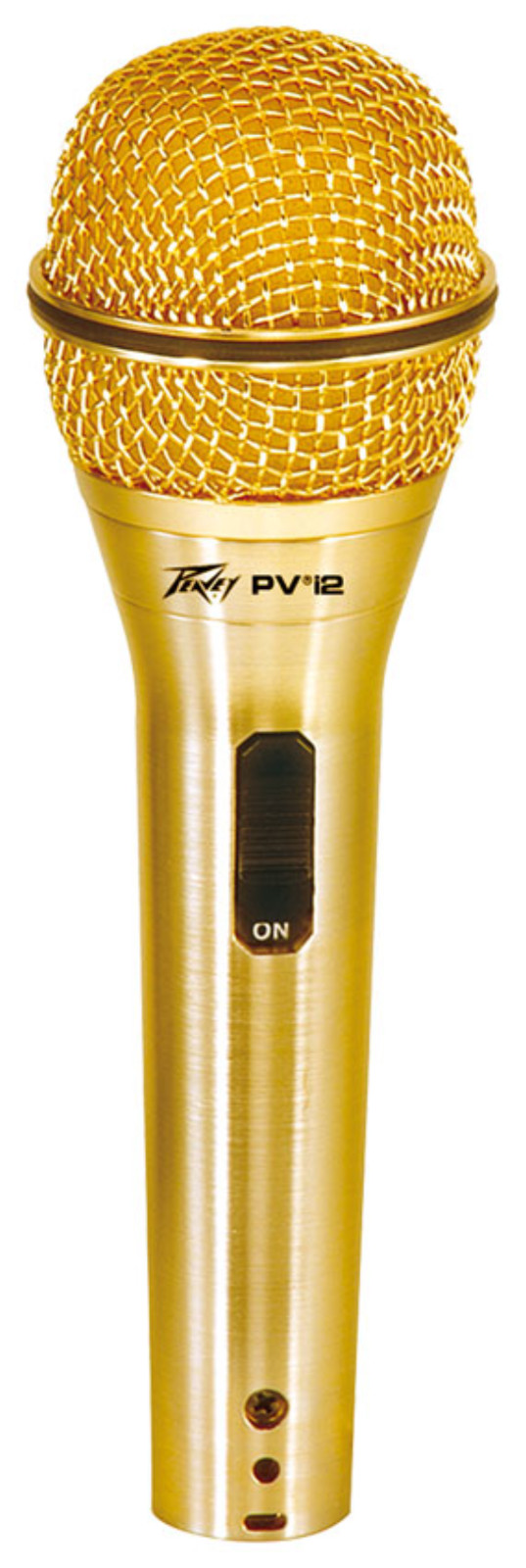 Peavey PVi 2 1/4″ Gold Dynamic Cardioid Vocal Microphone w/ 1/4″ Cable