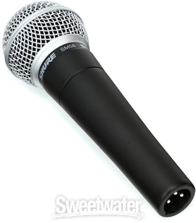 Shure SM58S Cardioid Dynamic Vocal Microphone with On/Off Switch