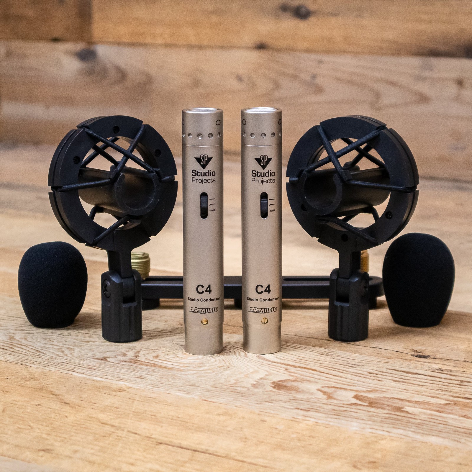 Studio Projects C4 (C-4) Condenser Microphones, Stereo PairU284308