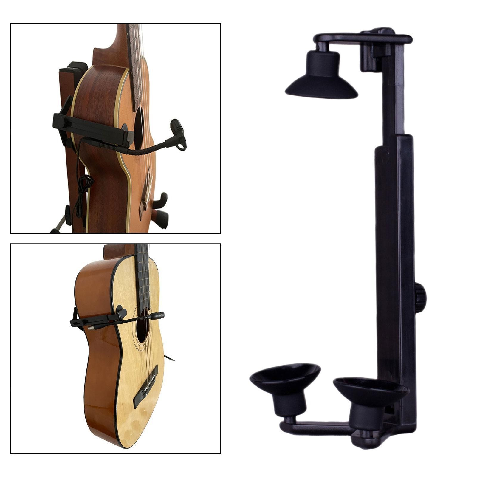 Clamp Holder Guitar Microphones Mic Stand Clip on Adjustable