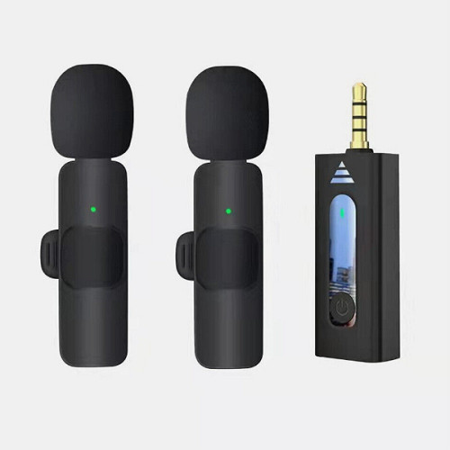 NEW Wireless Lavalier Microphone Noise Reduction Lapel Mic For Camera Recording