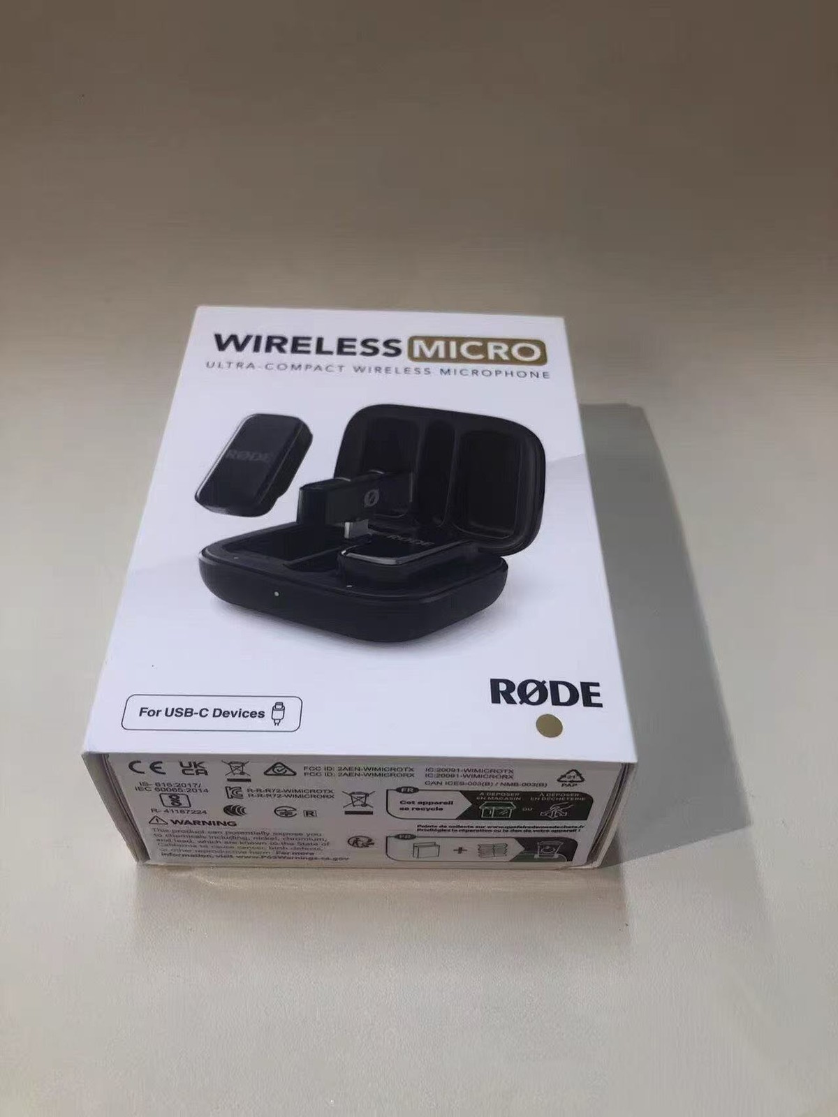 Rode Wireless Micro USB‑C Black Lavalier Microphone Kit For Android Smartphone