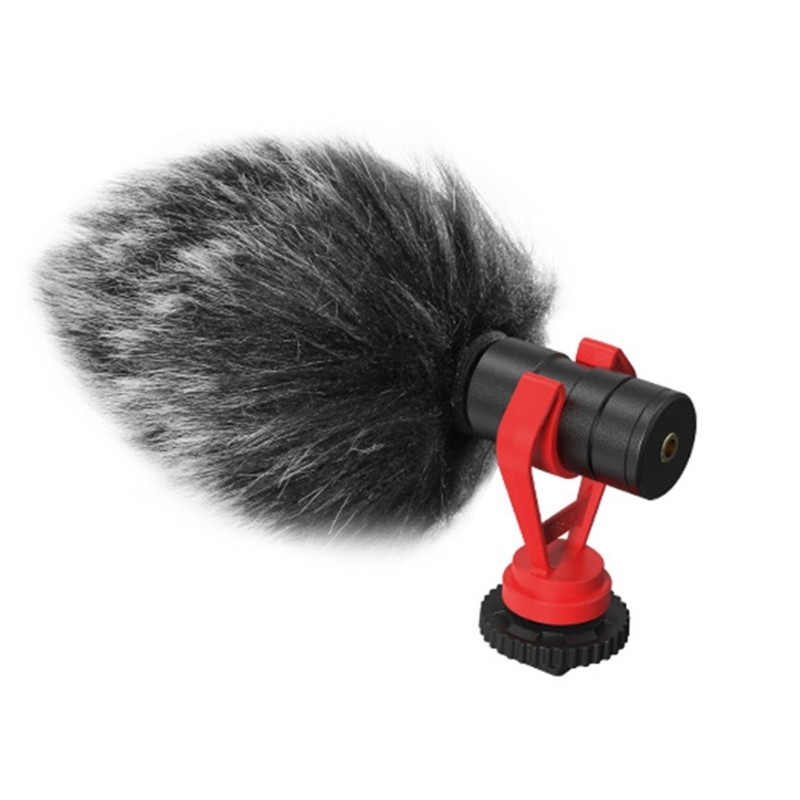 Professional Microphone with Shock Mount For Phone DSLR Camera Smartphone Camera