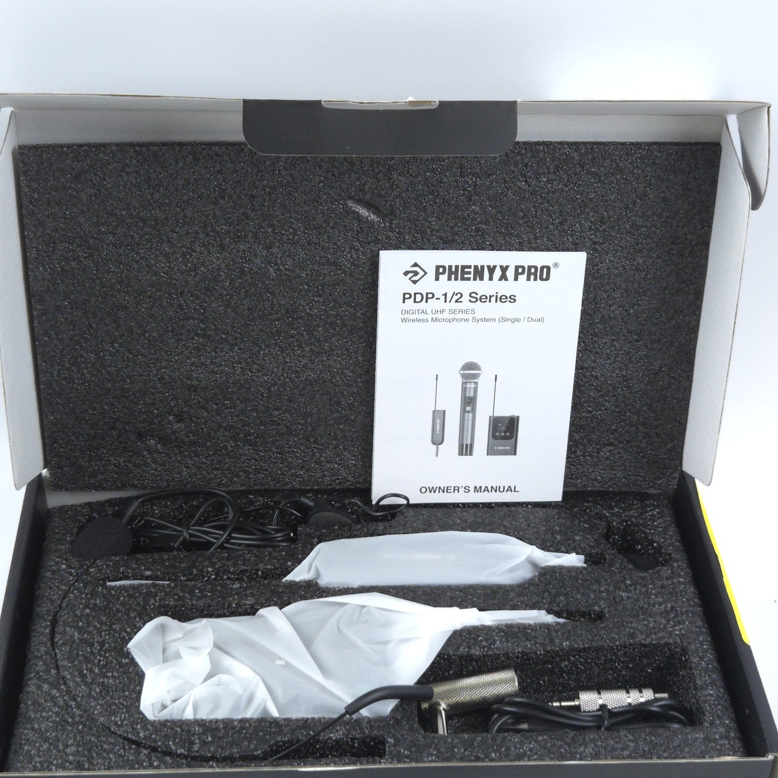 Phenyx Pro PDP-1-1B Single Wireless Microphone System, Digital UHF Series ￼
