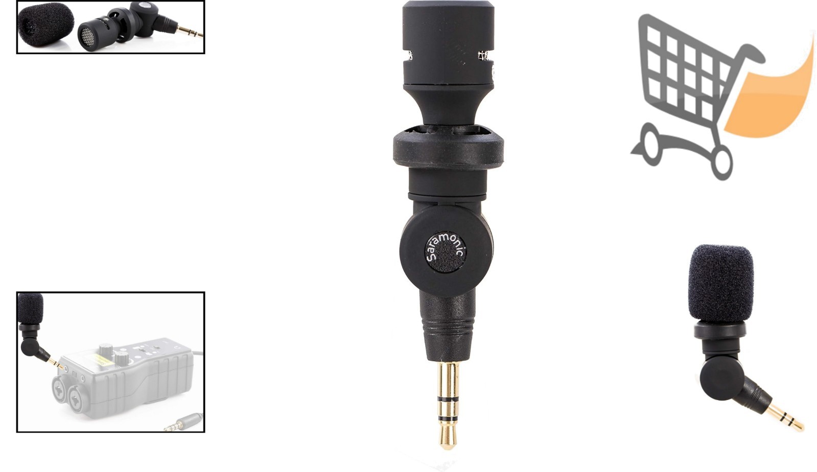 Microphone 3.5mm TRS Omnidirectional Plug and Play for DSLR Camcorders Content
