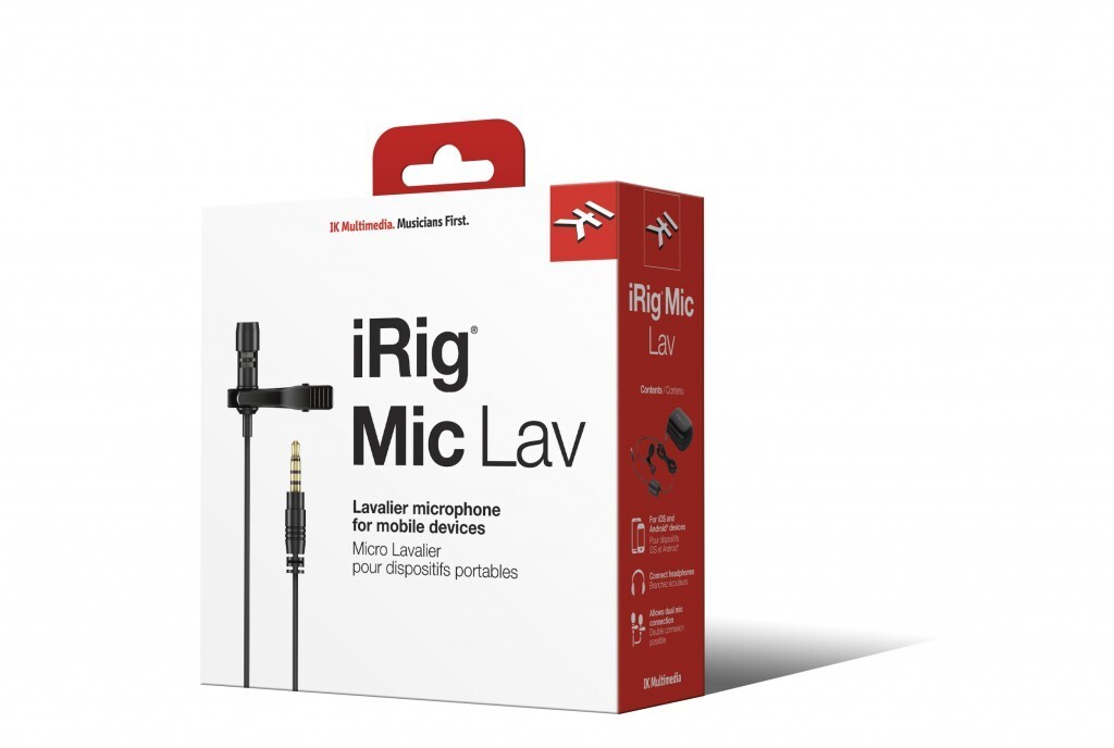 IK Multimedia iRig Mic Lav Clip-On Mic for Smartphones/Tablets