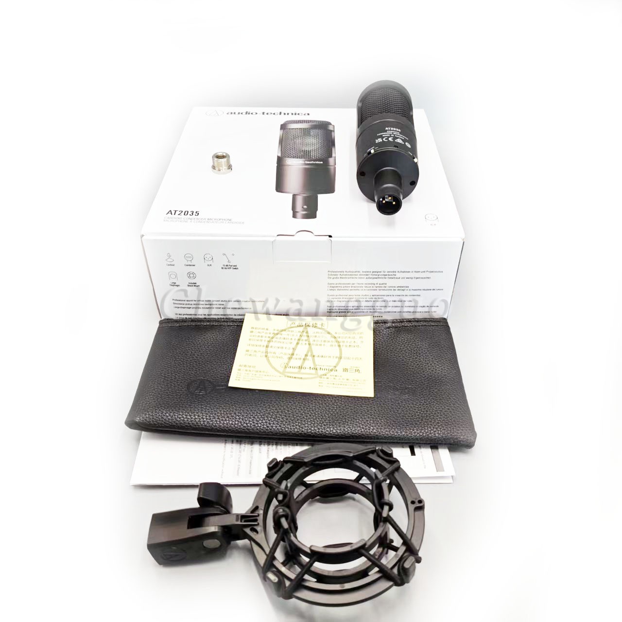 AT2035 Audio-Technica Large Diaphragm Cardioid Condenser Microphone US Shipping