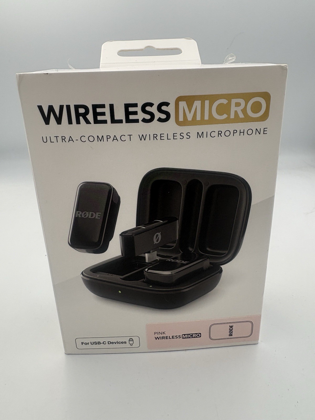 Rode Wireless Micro USB-C Ultra-Compact Wireless Microphone System PINK