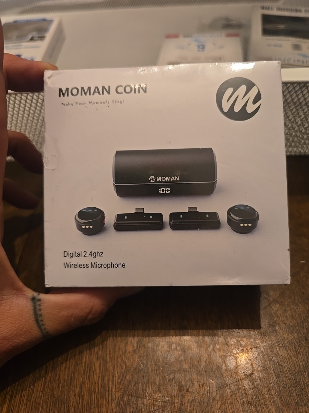 Moman Coin Wireless Microphone
