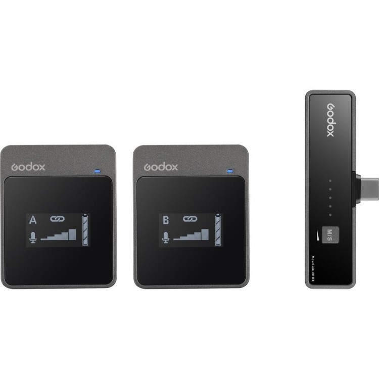 GODOX MOVELINK UC2 COMPACT DIGITAL WIRELESS MICROPHONE SYSTEM – USB TYPE-C