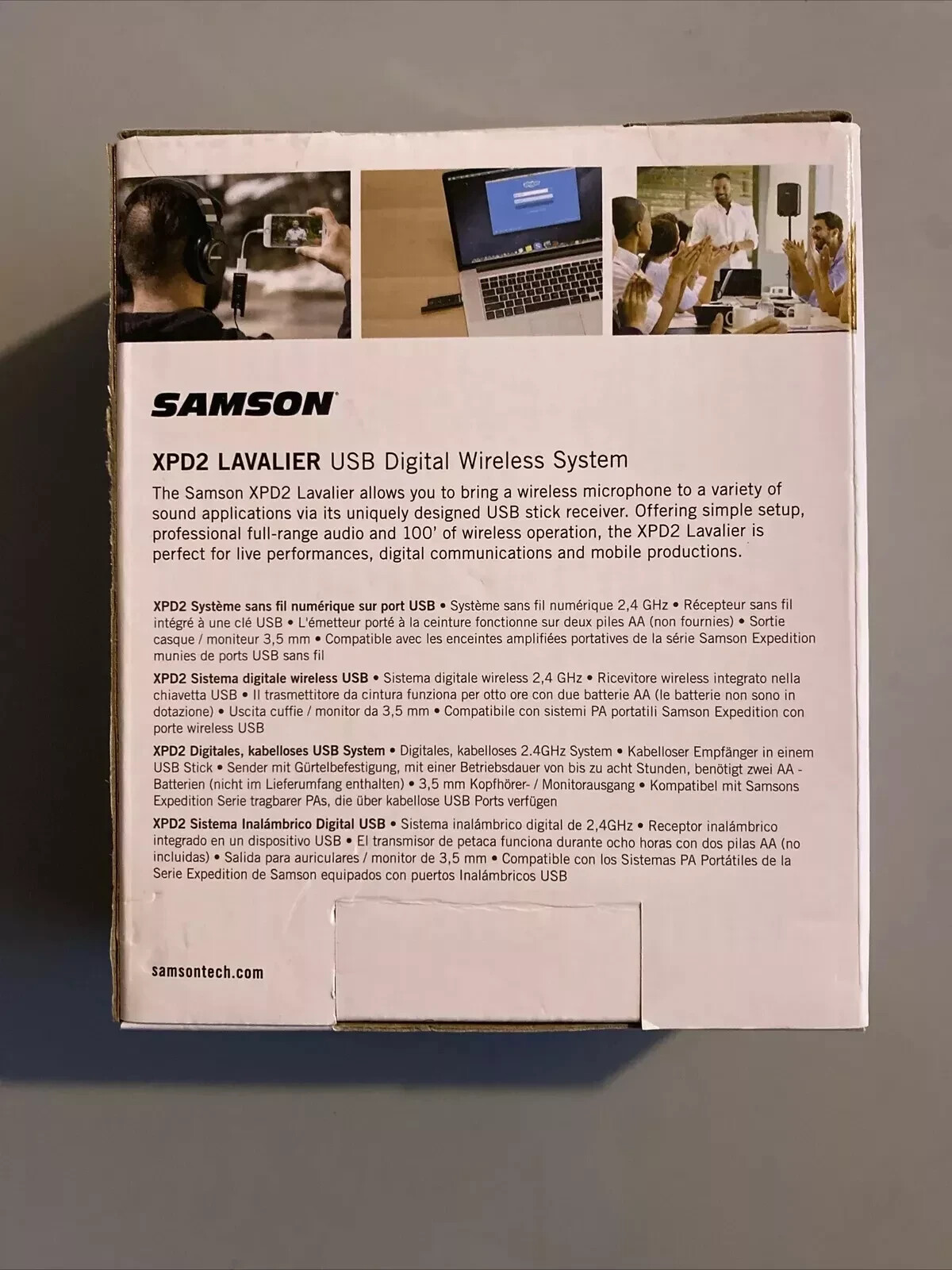 Samson XPD2 Lavalier USB Digital Wireless System