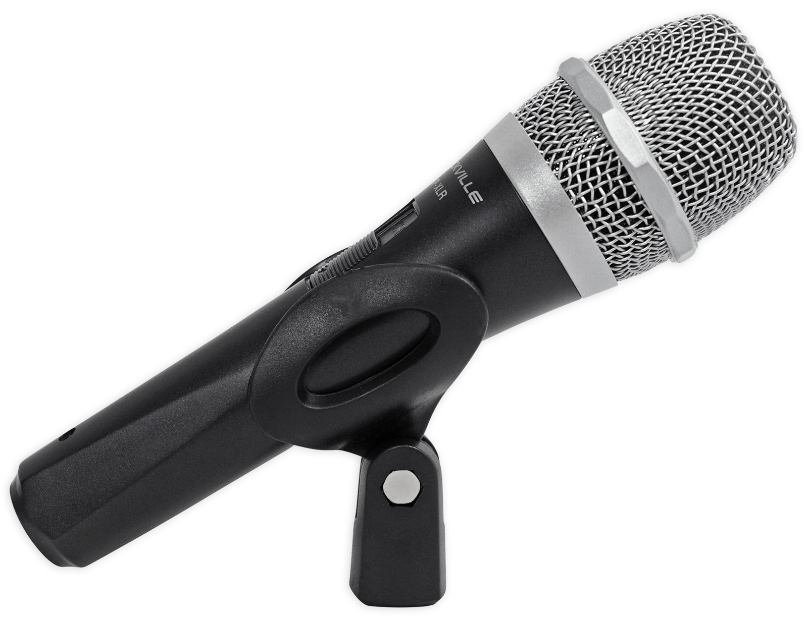 2 Rockville RMP-XLR Dynamic Cardioid Pro Microphones + 10′ XLR Cables+2 Clips